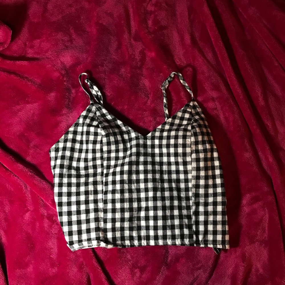 Plaid Crop Top